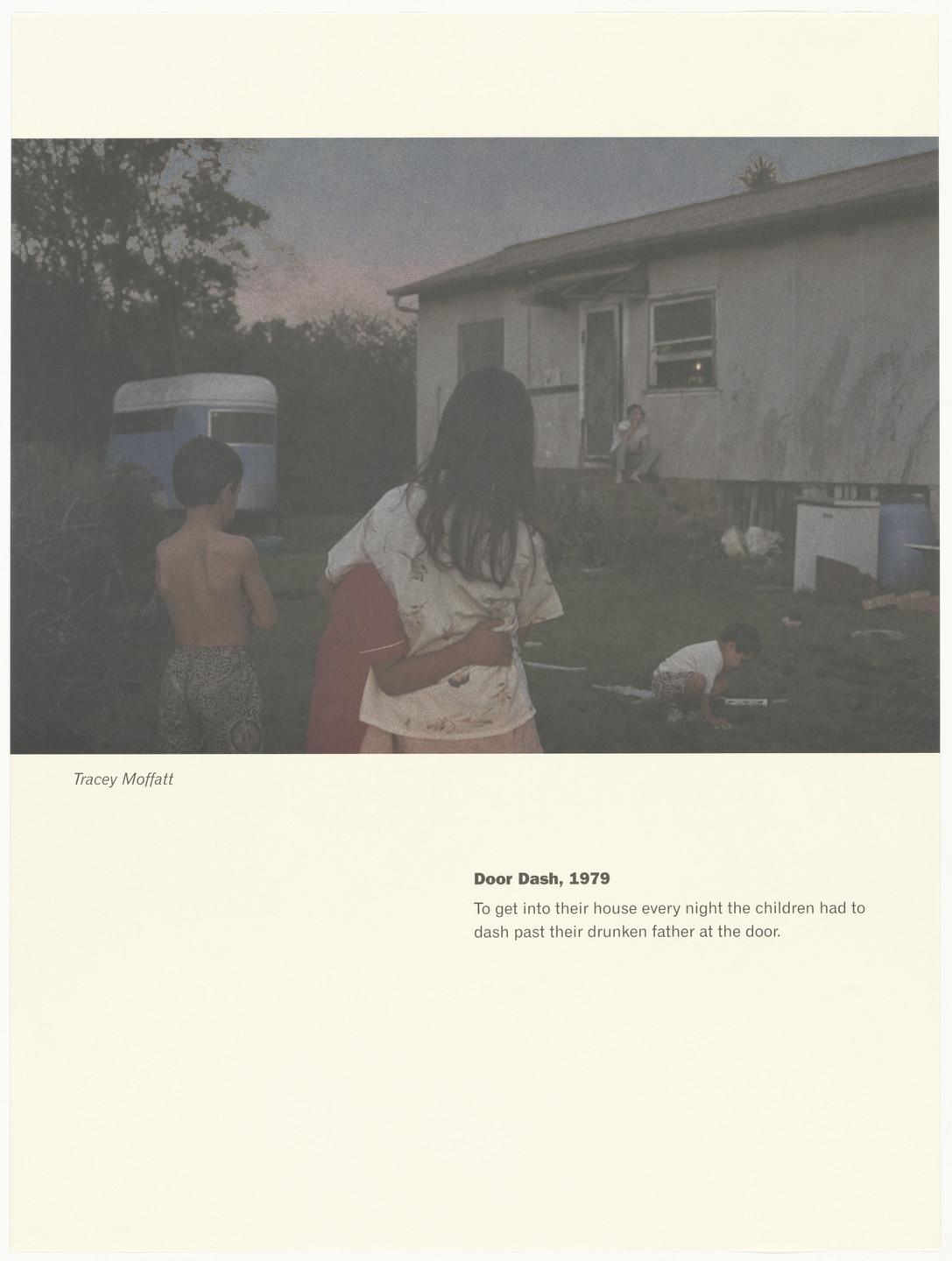 Tracey Moffatt. Door Dash, 1979 from Scarred for Life, II. 1999