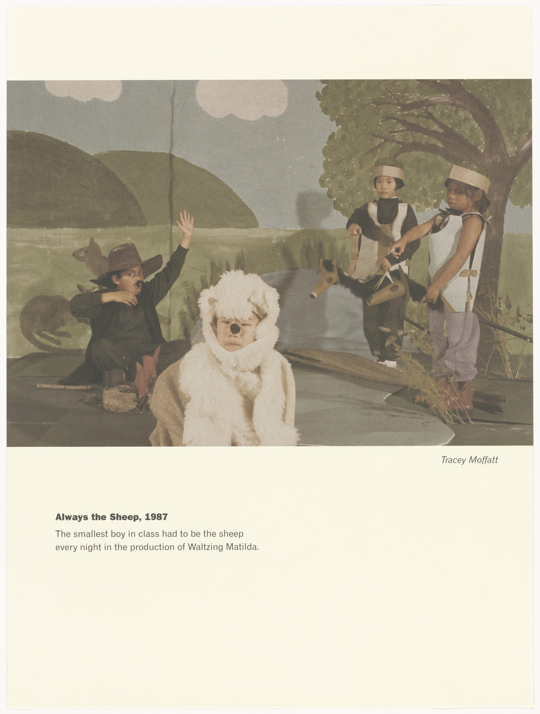 Tracey Moffatt. Always the Sheet, 1987 from Scarred for Life, II. 1999