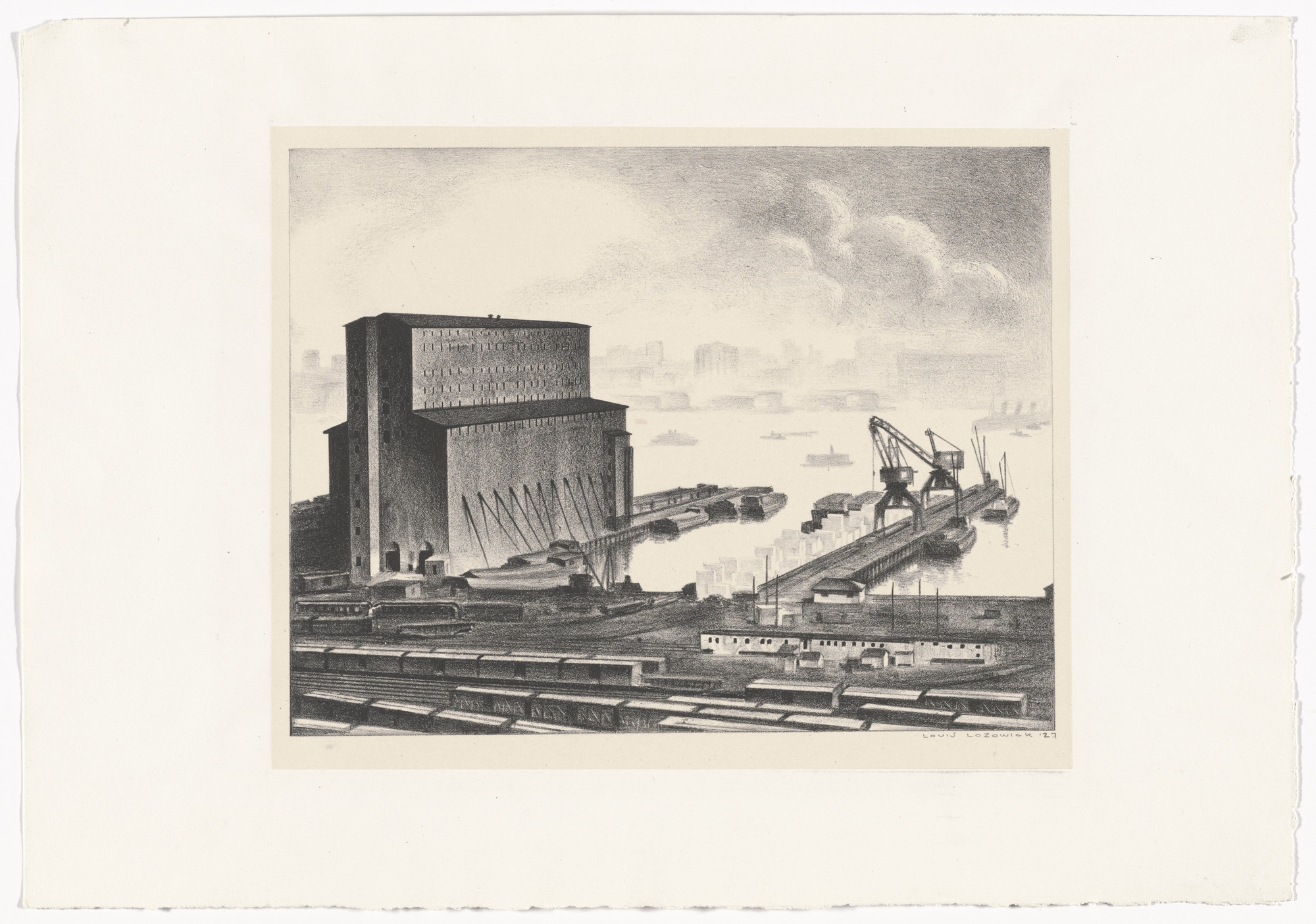 Louis Lozowick. Hoboken. 1927-28