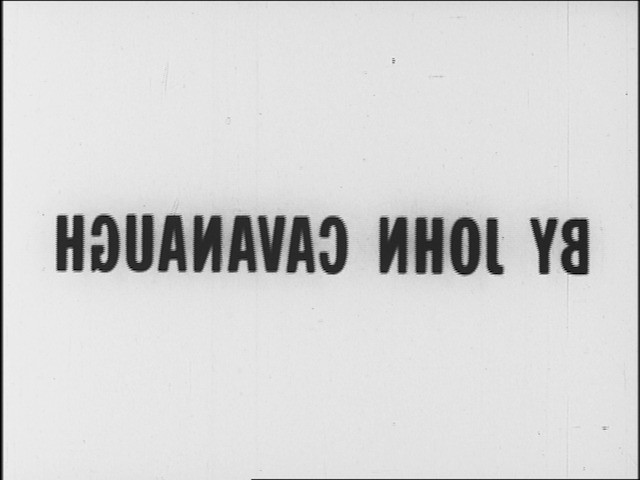 John Cavanaugh. Blink (Fluxfilm no. 5)