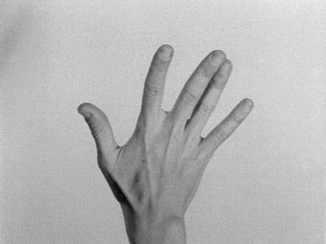 Yvonne Rainer. Hand Movie. 1966