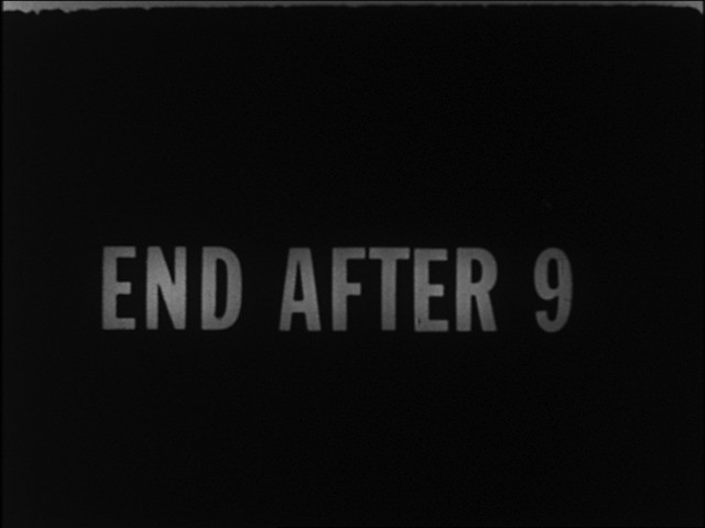 George Maciunas. End After 9 (Fluxfilm no. 3)