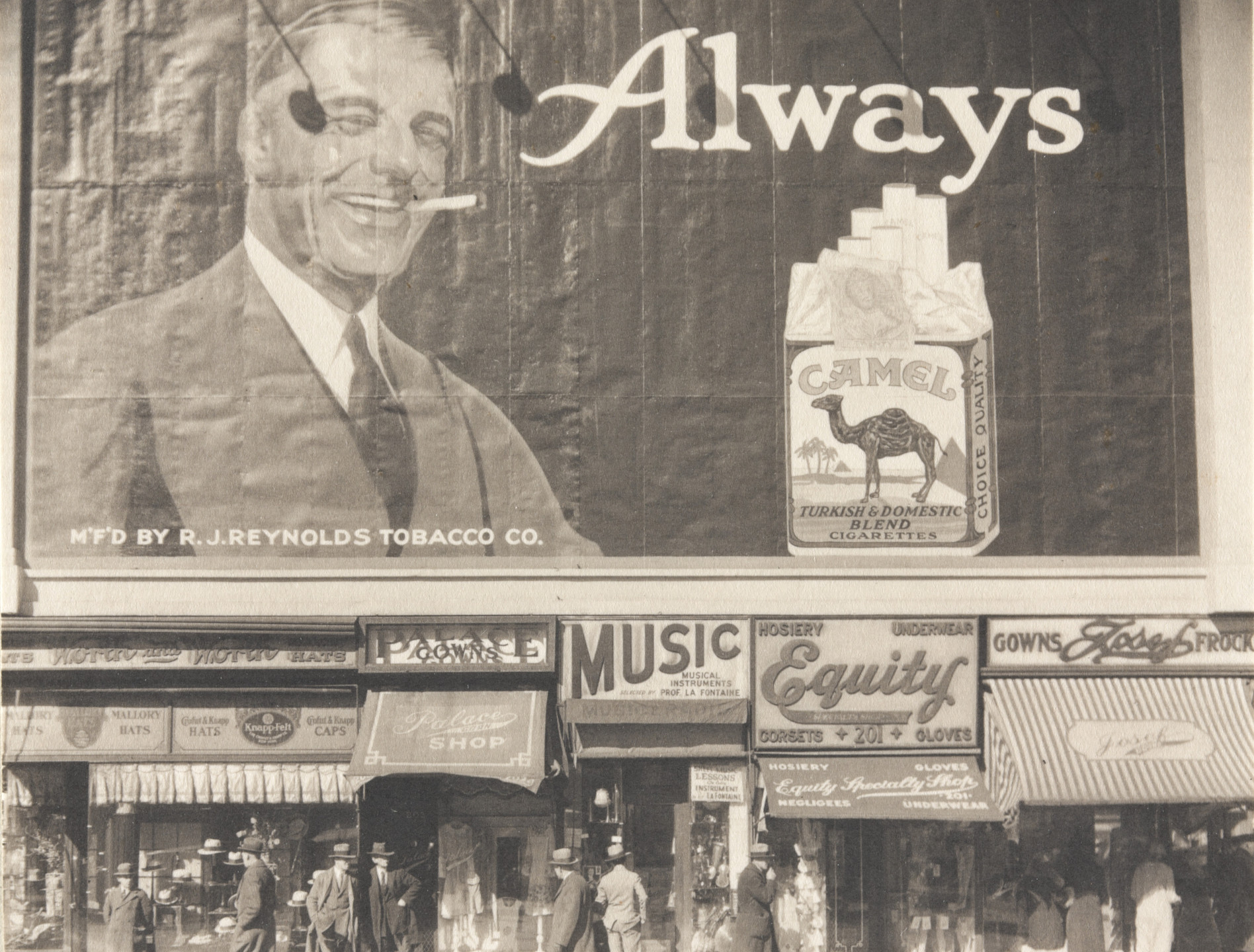 Ralph Steiner. &#34;Always Camel&#34; Cigarettes. 1922