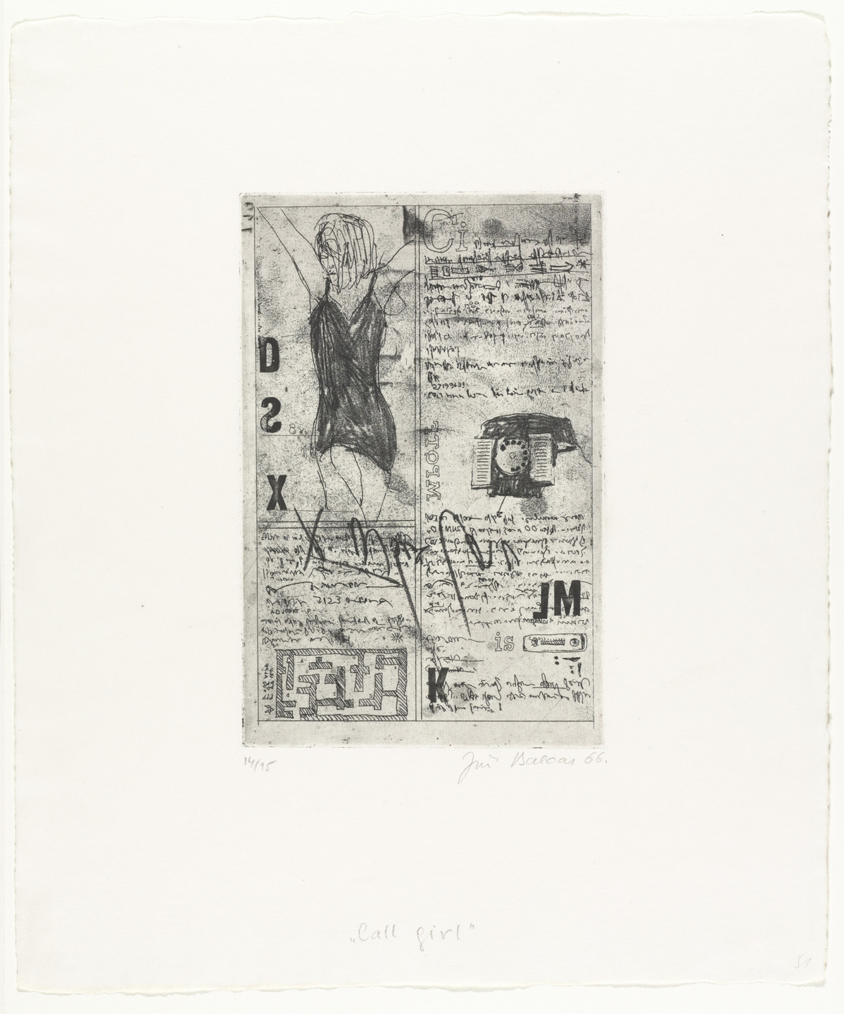 Jirí Balcar. Call Girl. 1966
