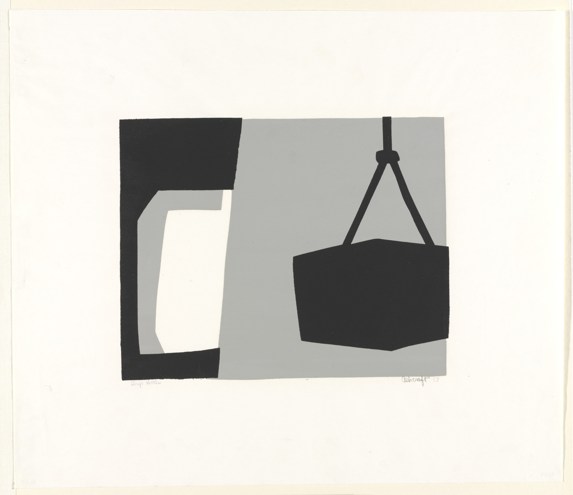 Donald Ashcraft. Ship Dock