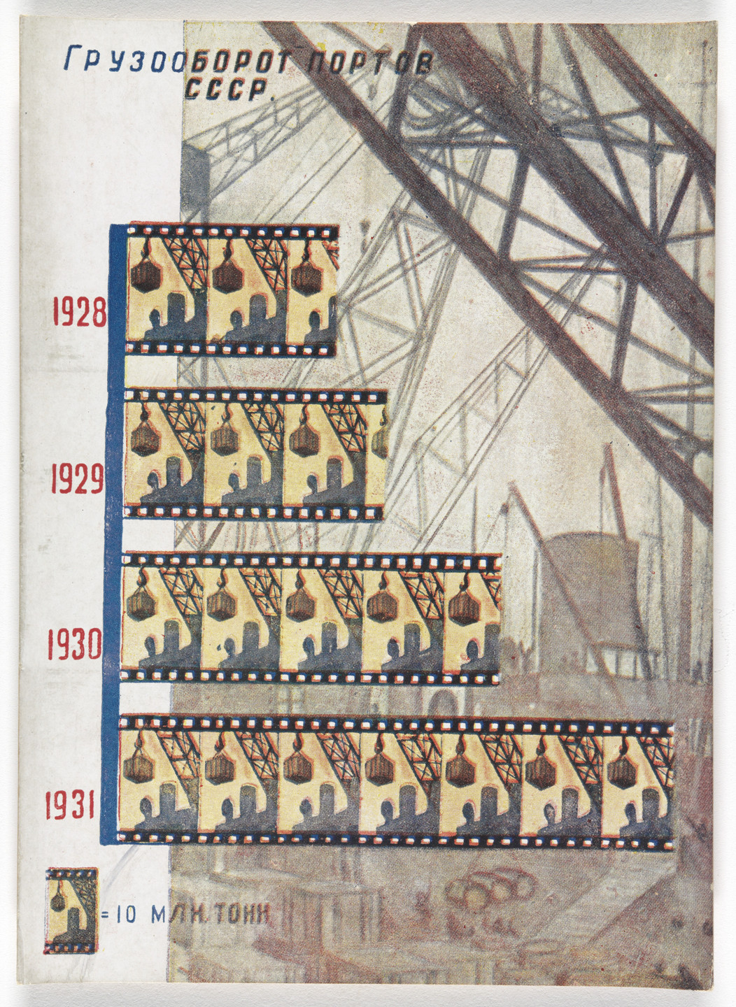 Unknown Artists. Dognat' i peregnat' v tekhniko-ekonomicheskom otnoshenii peredovye kapitalisticheskie strany v 10 let. 70 kartinnye diagrammna otkrytkakh (To Catch up with and Surpass the Leading Capitalist Countries in Technical and Economic Affairs in 10 Years. 70 Pictorial Diagrams on Postcards). 1931