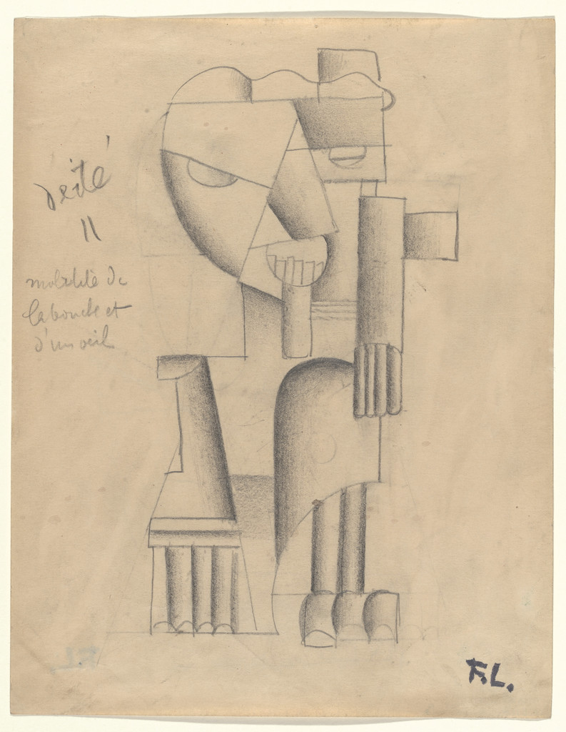 Deity. Costume design for the ballet La Création du monde (The Creation of the World)