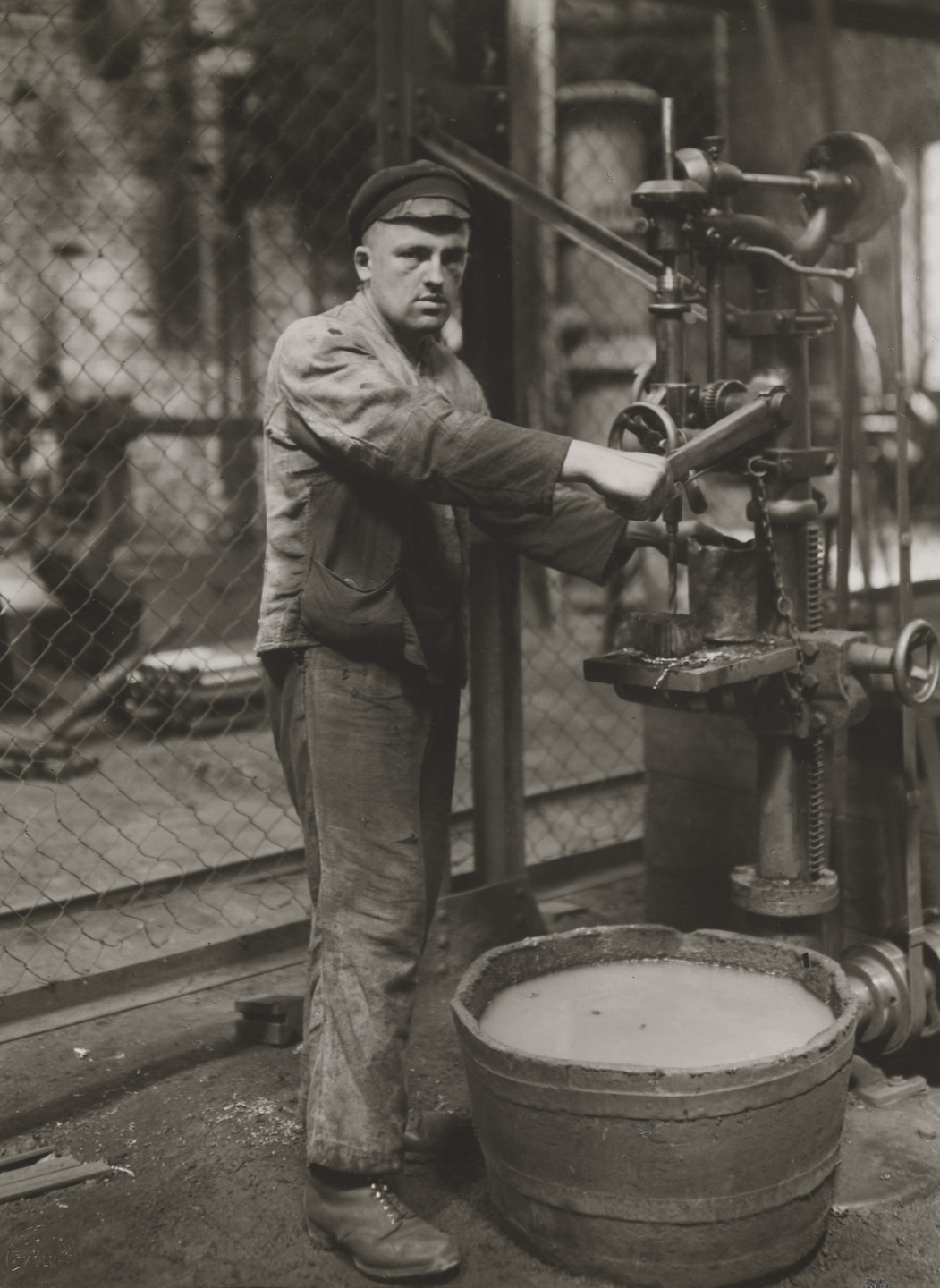 August Sander. Man and Machine. 1926