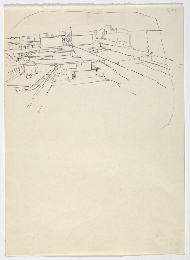 SAAL S. Victor Social Housing, Porto, Portugal (Perspective sketch)