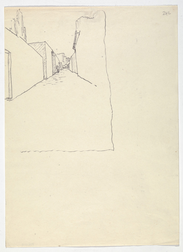 SAAL S. Victor Social Housing, Porto, Portugal (Perspective sketch)