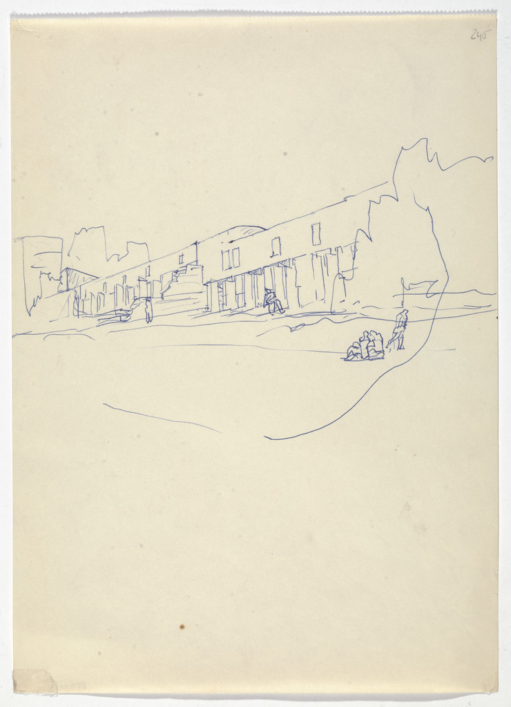 SAAL S. Victor Social Housing, Porto, Portugal (Perspective sketch)