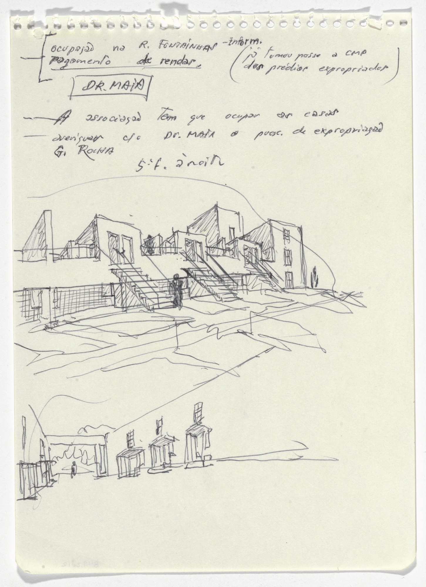Álvaro Siza. SAAL S. Victor Social Housing, Porto, Portugal. 1974