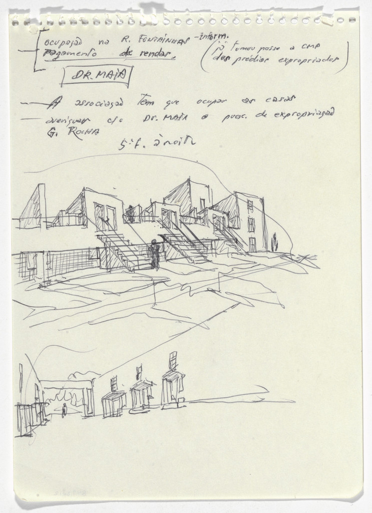 SAAL S. Victor Social Housing, Porto, Portugal (Perspective sketches)
