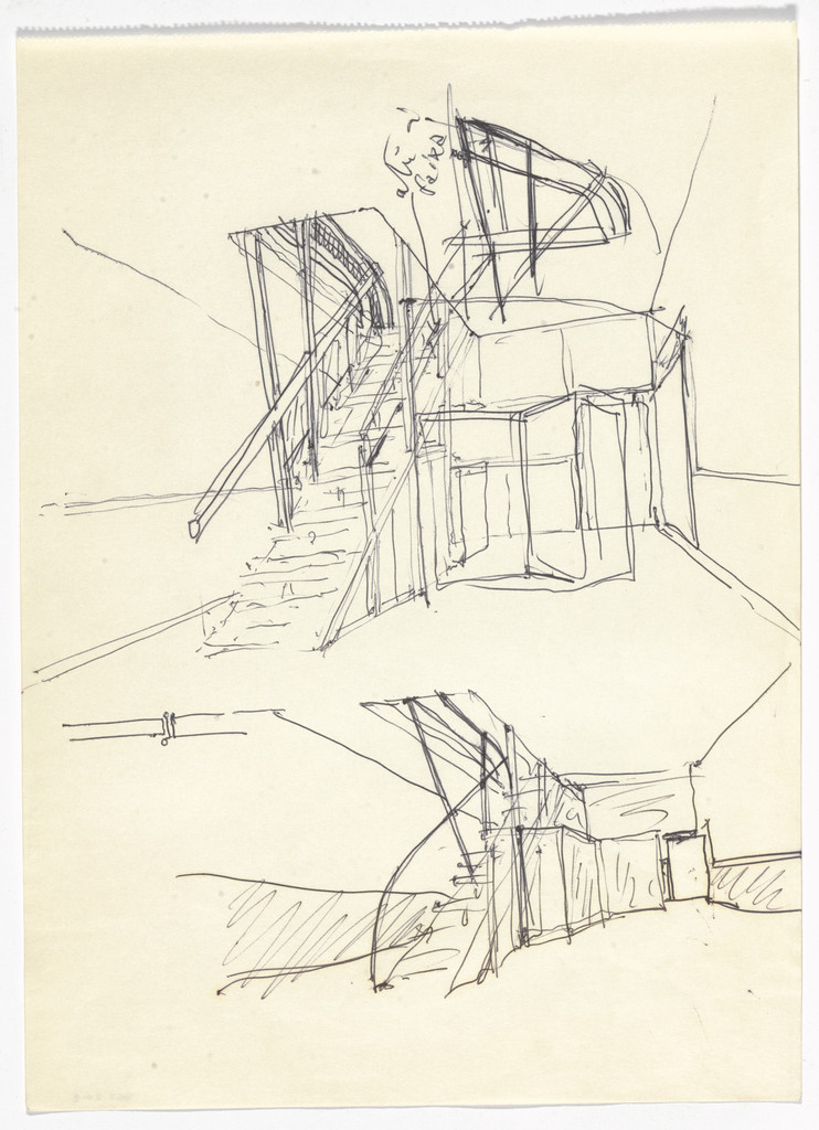 SAAL S. Victor Social Housing, Porto, Portugal (Perspective sketches)