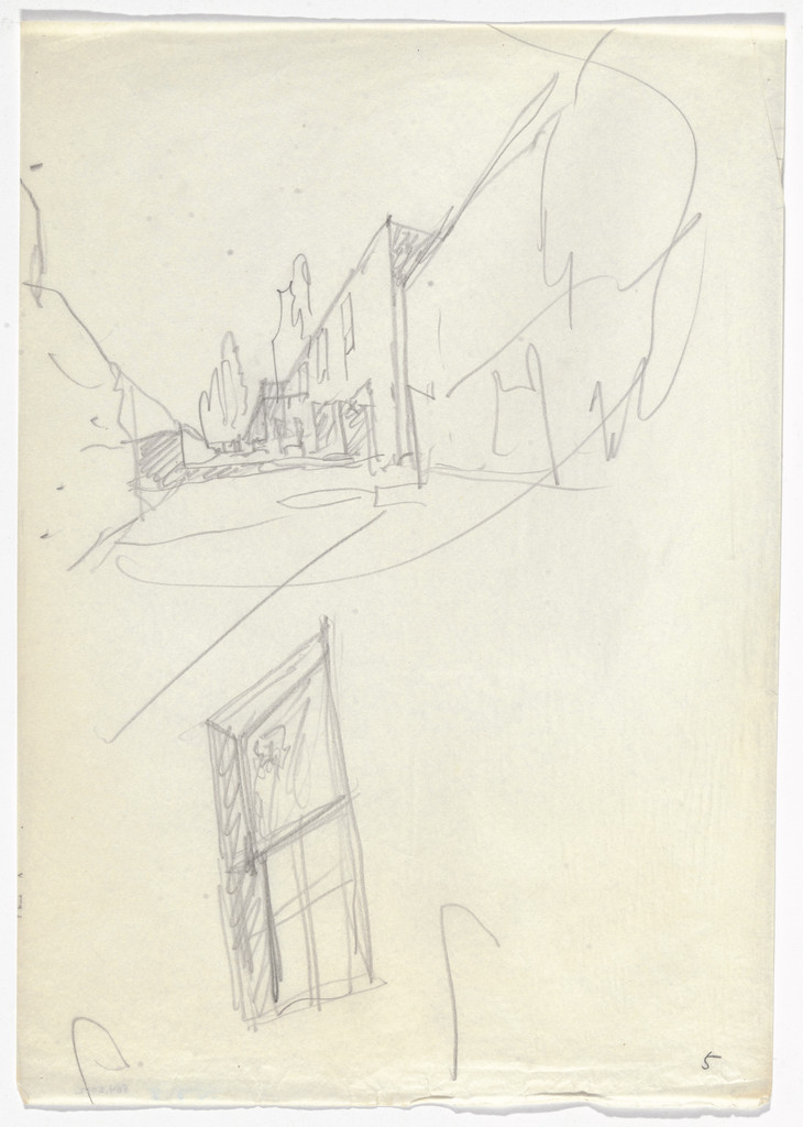 SAAL S. Victor Social Housing, Porto, Portugal (Perspective sketch, detail sketch)
