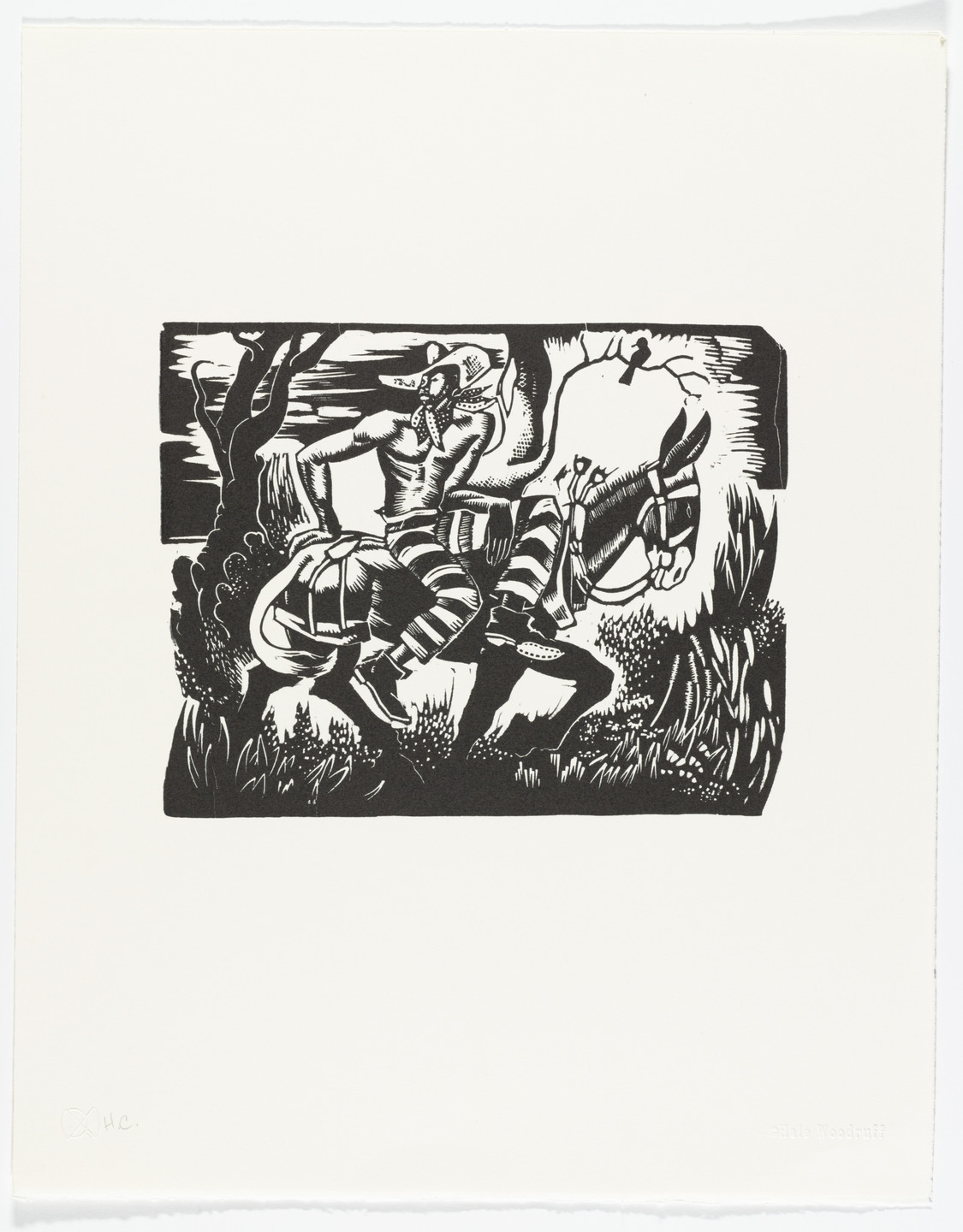 Hale Woodruff. Trusty on a Mule from Hale Woodruff: Selections from the Atlanta Period 1931–1946. 1931–46, published 1996