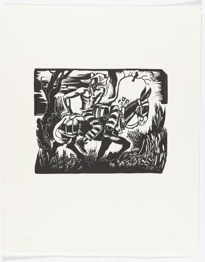 Hale Woodruff. Trusty on a Mule from Hale Woodruff: Selections from the Atlanta Period 1931–1946. 1931–46, published 1996