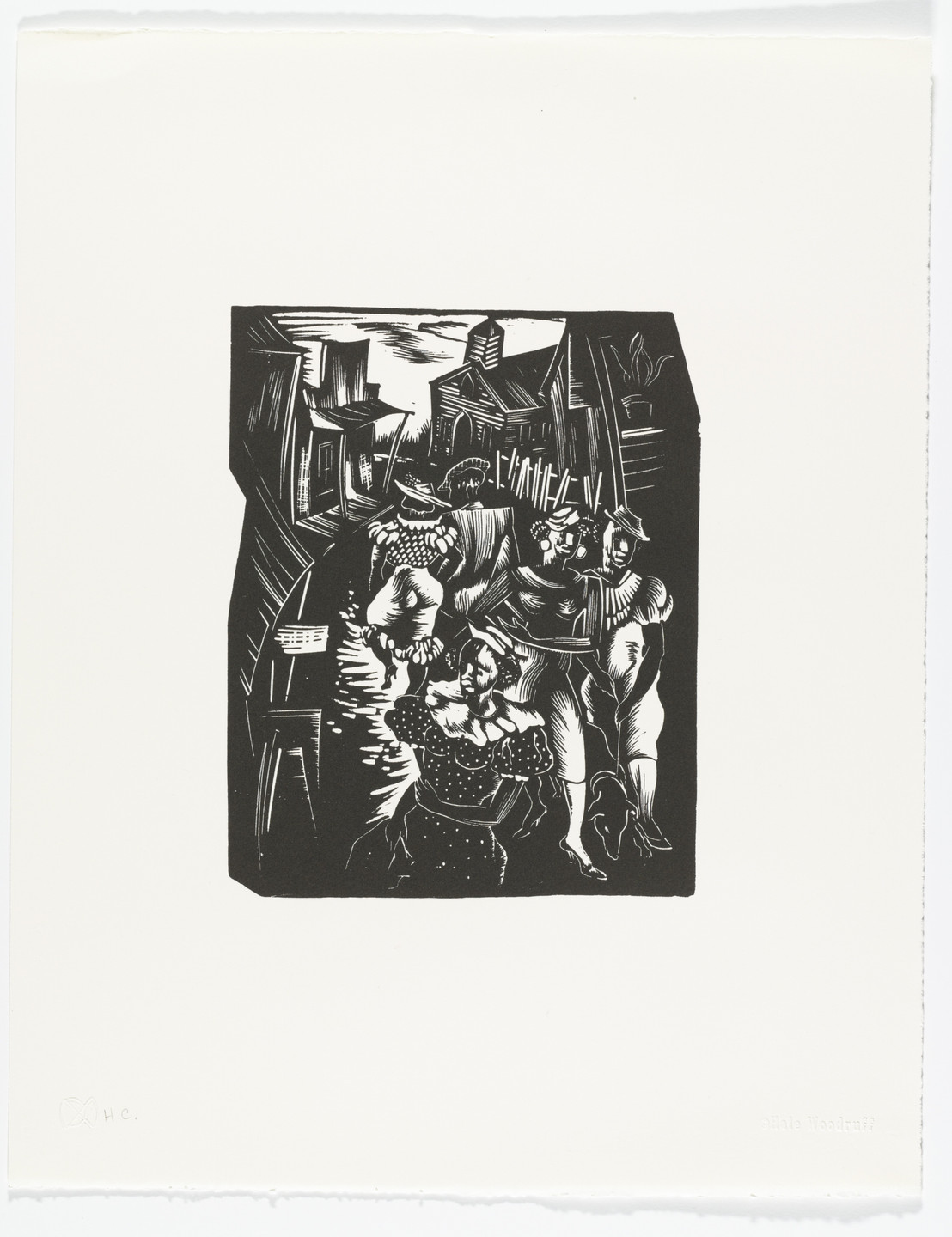 Hale Woodruff. Sunday Promenade from Hale Woodruff: Selections from the Atlanta Period 1931–1946. 1931–46, published 1996