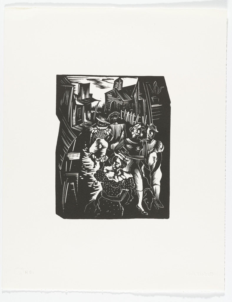 Sunday Promenade from Hale Woodruff: Selections from the Atlanta Period 1931–1946