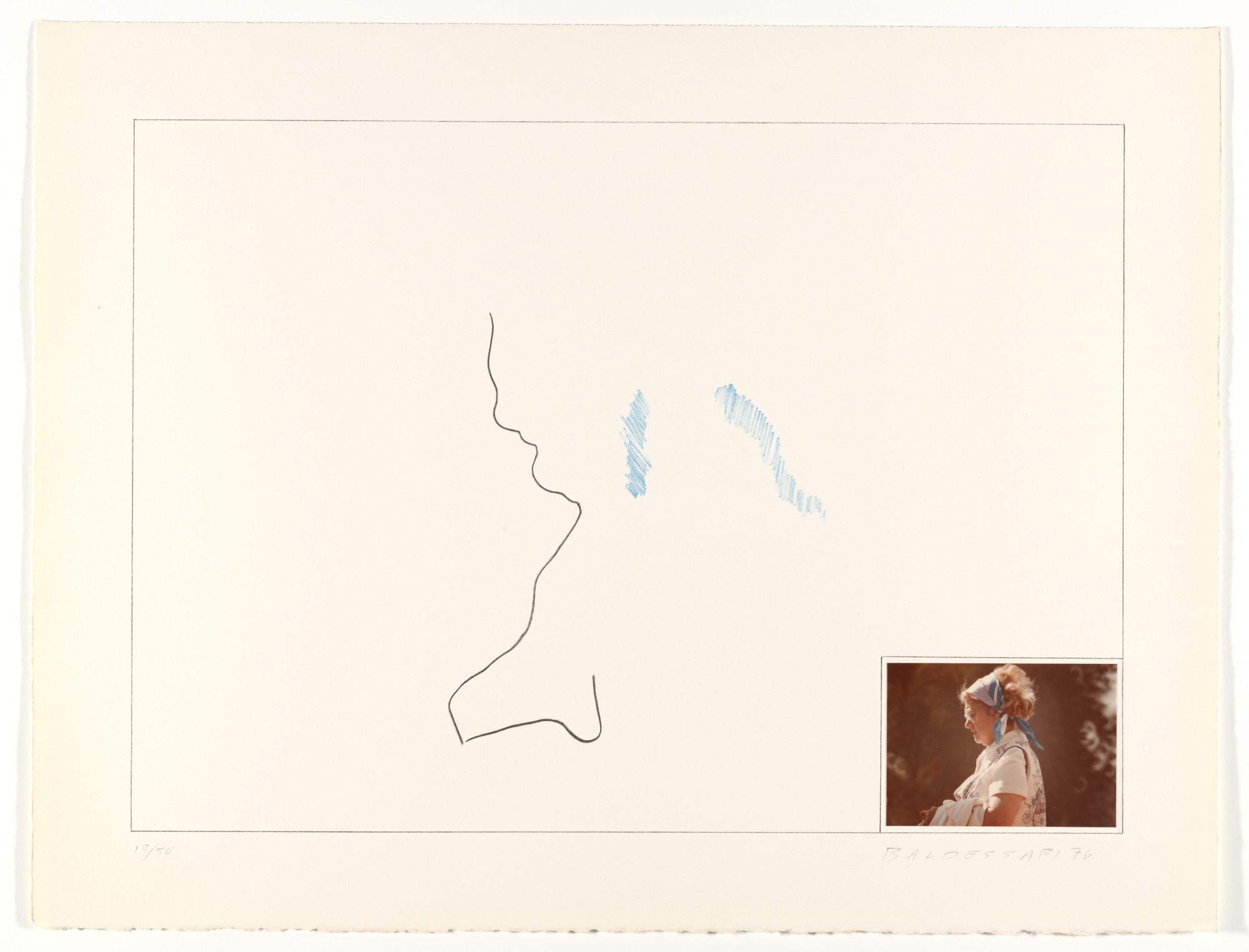 John Baldessari. Raw Prints (Blue) from Raw Prints