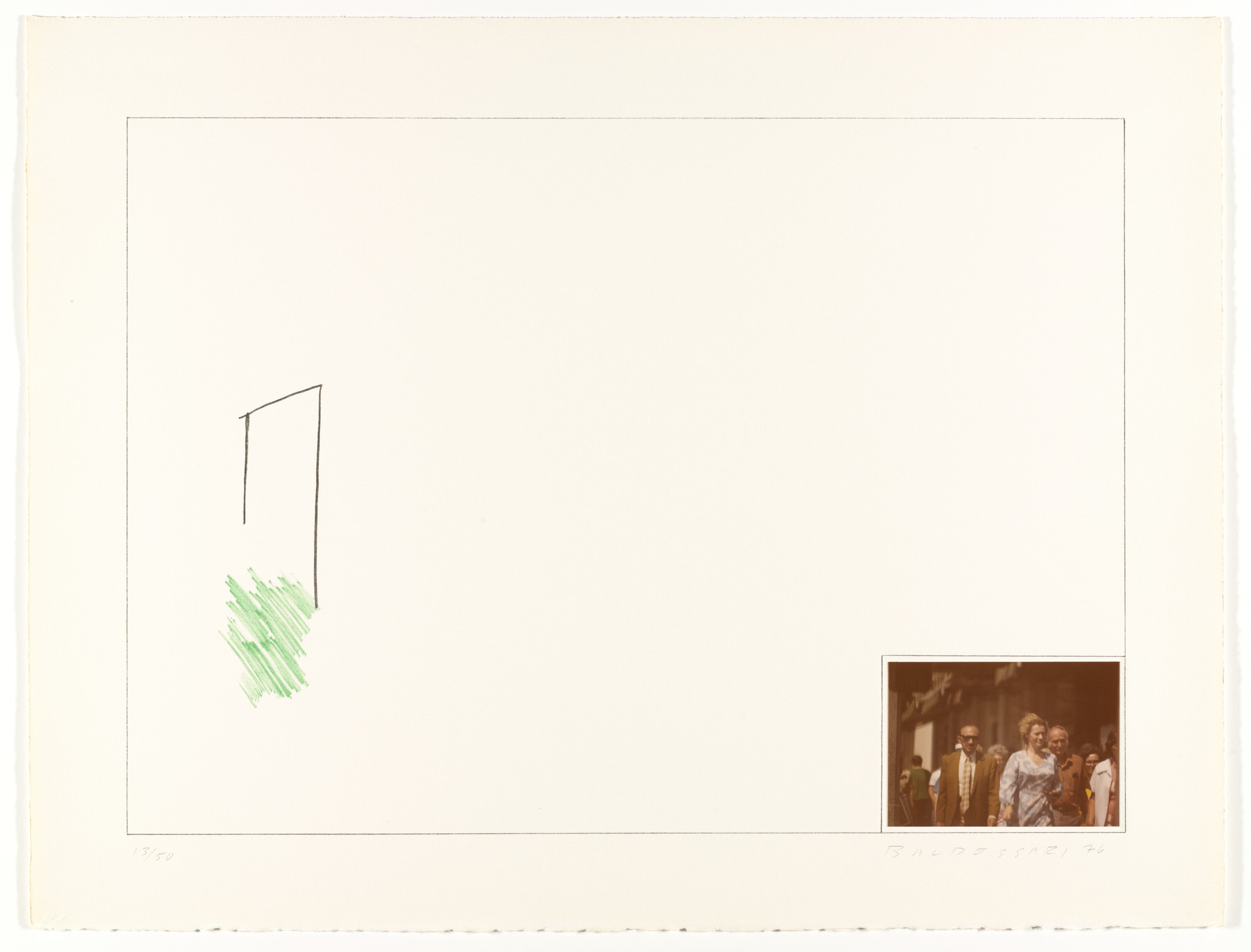 John Baldessari. Raw Prints (Green) from Raw Prints