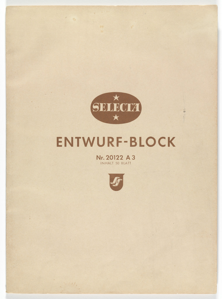 Untitled Sketchbook, Ulrich Rückriem, 1969