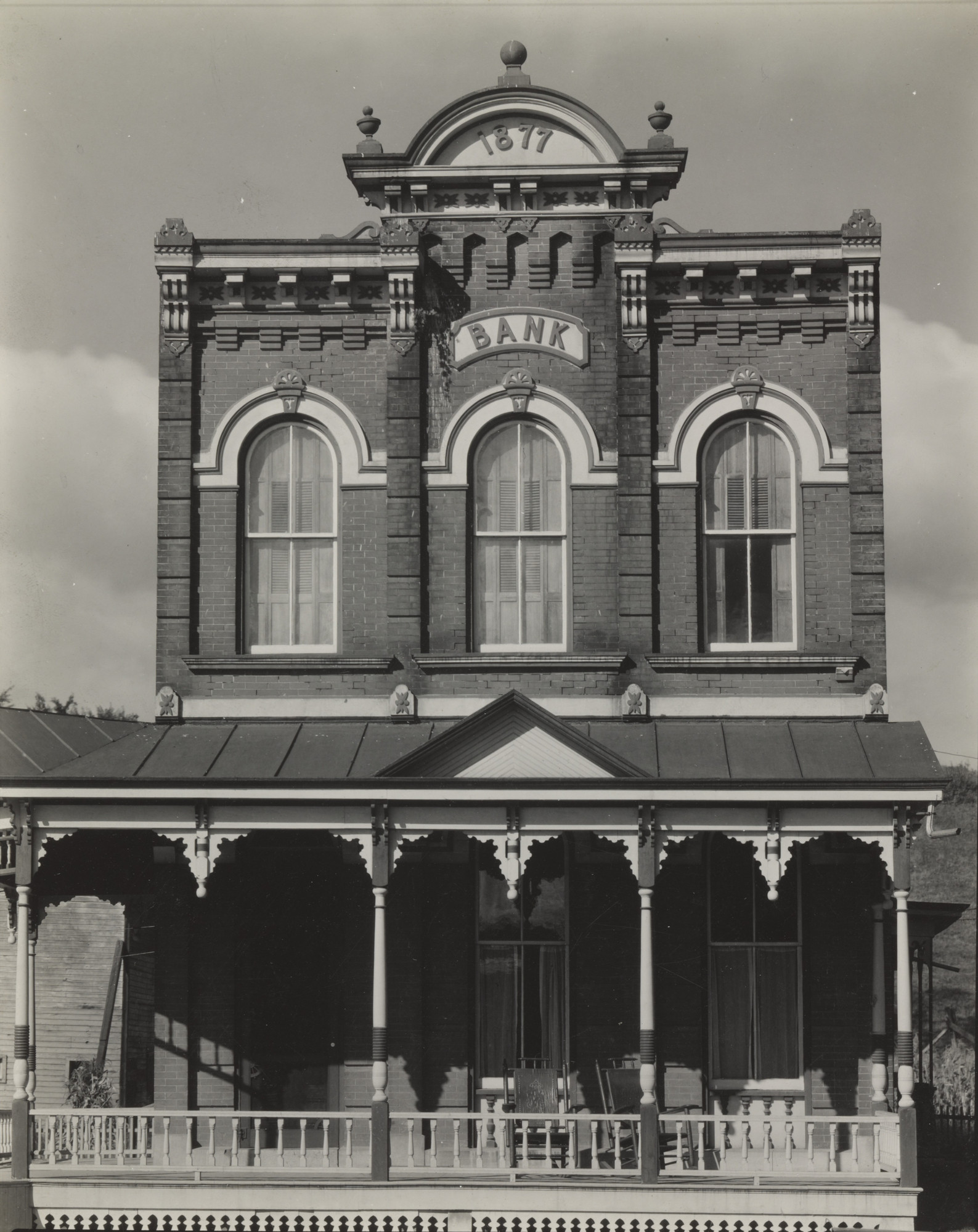 Ralph Steiner. Bank, Saratoga Springs