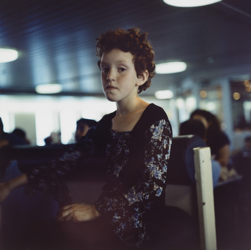 Girl with Red Hair, Ferry from Algeciras to Tangier