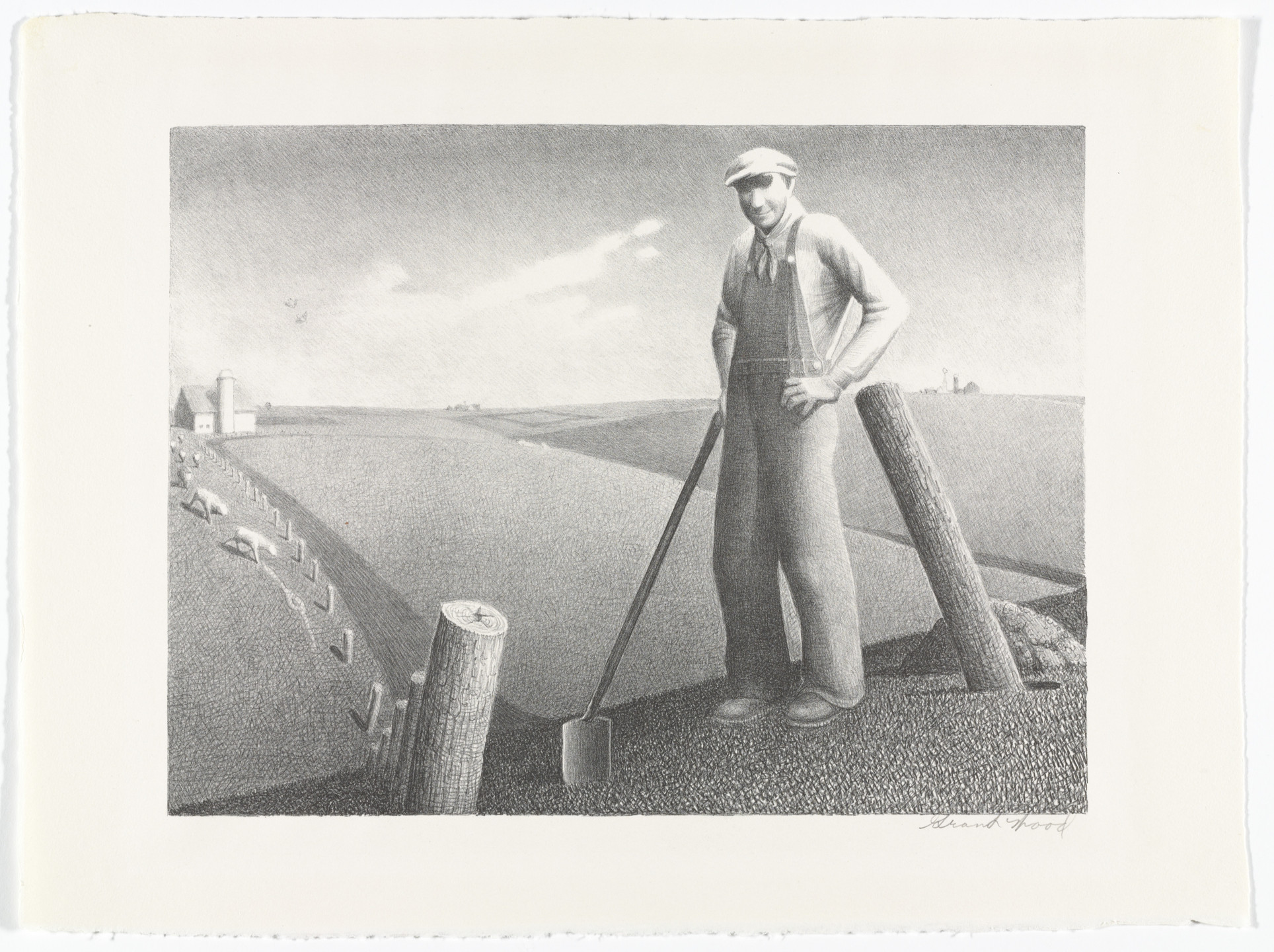 Grant Wood. In the Spring. 1939
