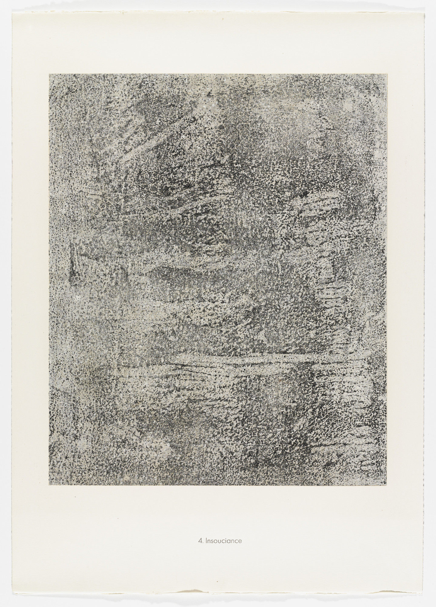 Jean Dubuffet. Insouciance from the portfolio Spectacles from Phenomena (Les Phénomènes)