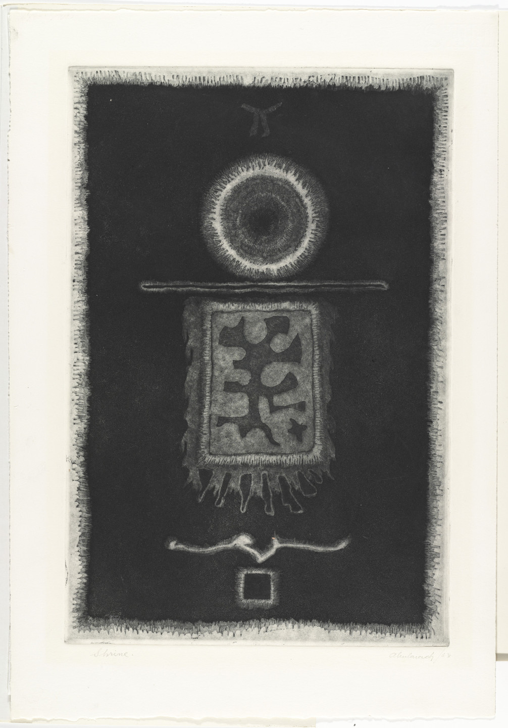 Rodolfo Abularach. Shrine. 1963