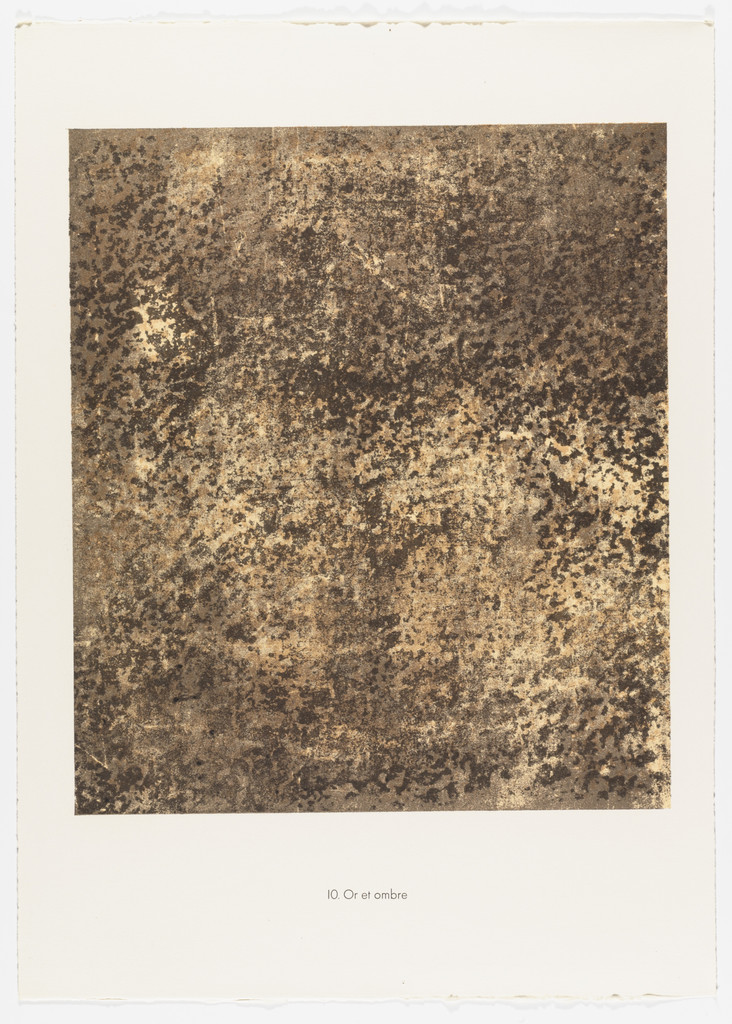 Gold and Shadow (Or et ombre) from the portfolio Cadaster (Cadastre) from Phenomena (Les Phénomènes)