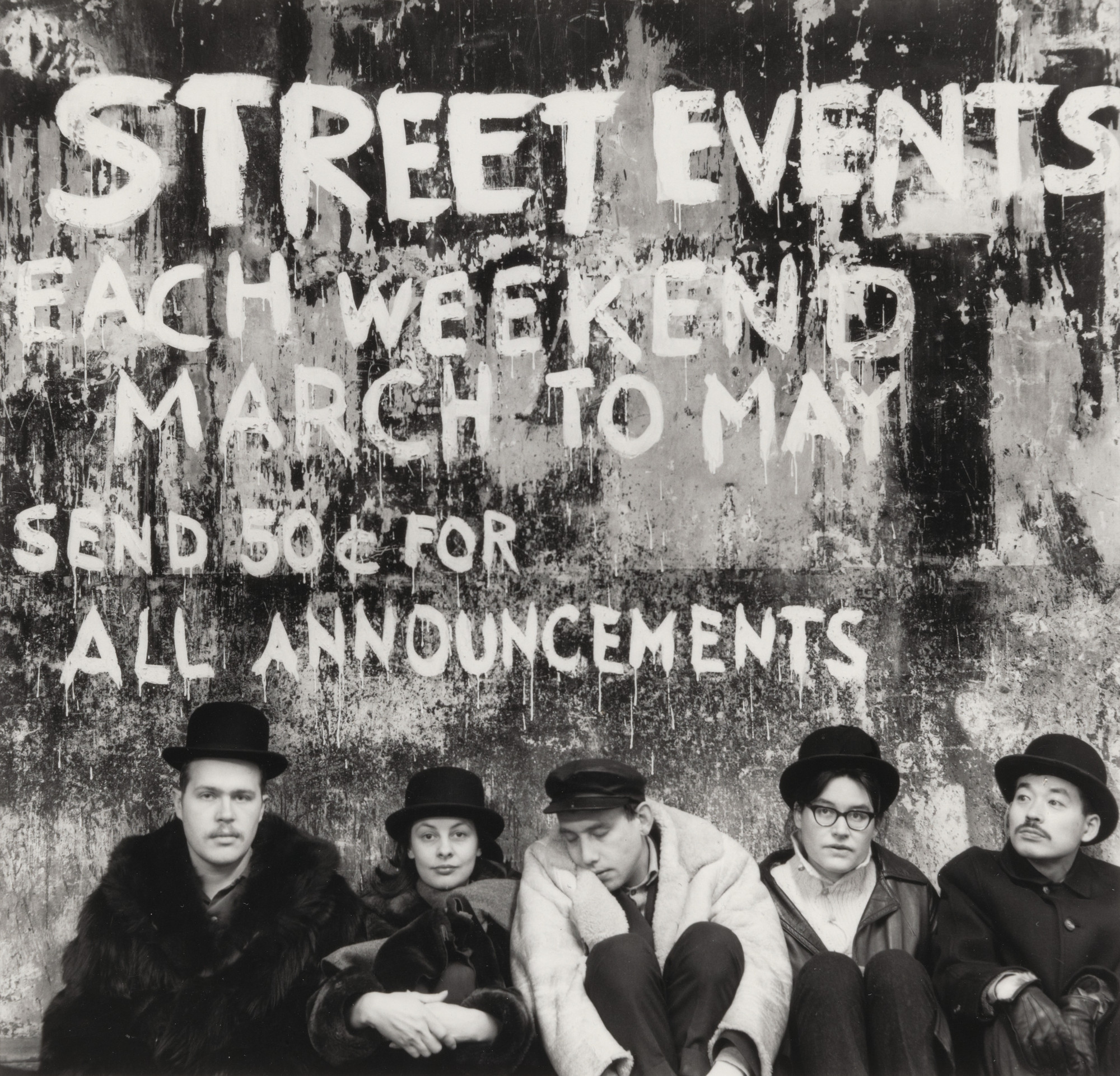 George Maciunas. Poster for Fully Guaranteed 12 Fluxus Concerts: Street Events, Fluxhall, 359 Canal Street, New York, March-May, 1964