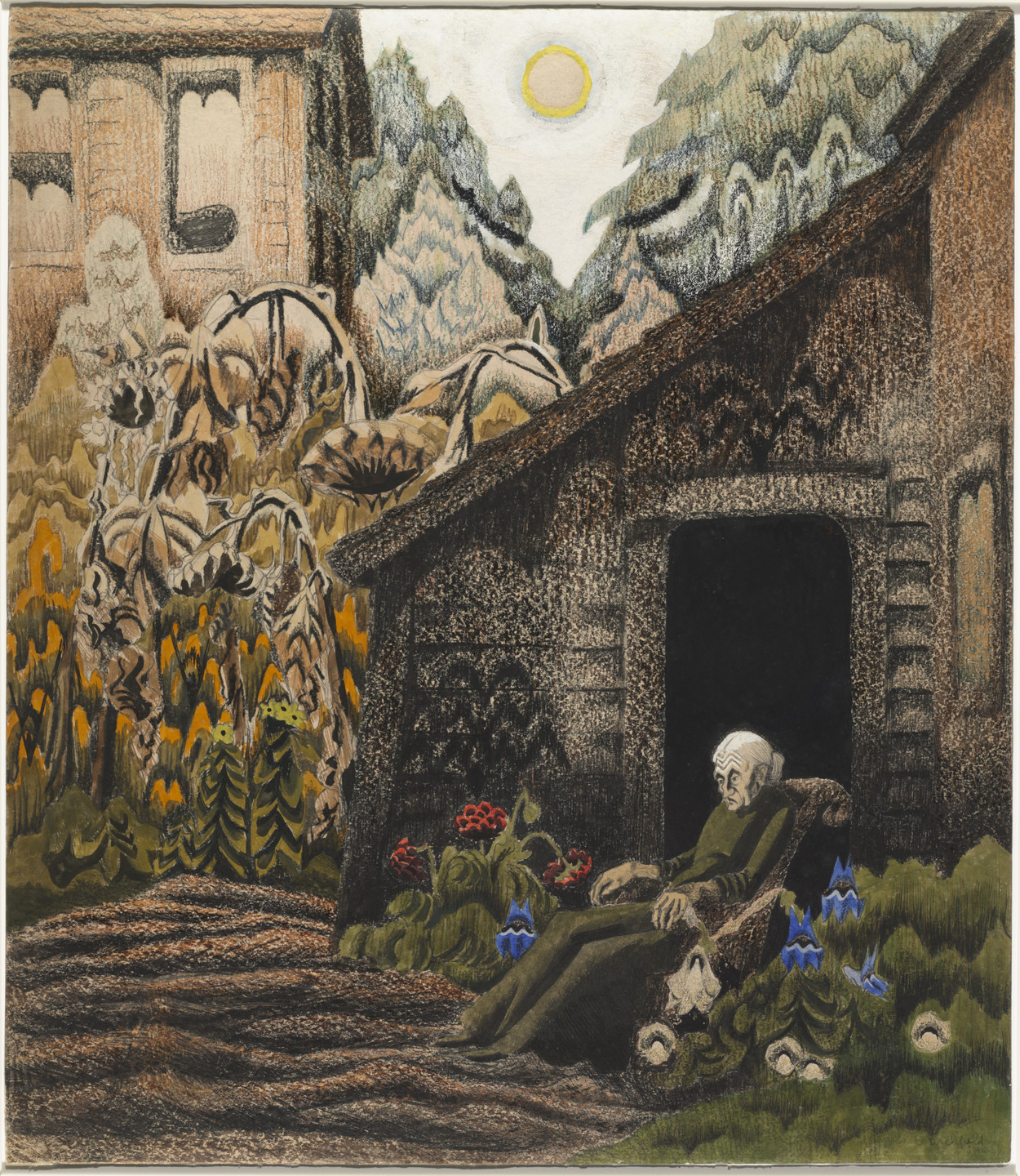 Charles Burchfield. Garden of Memories. 1917