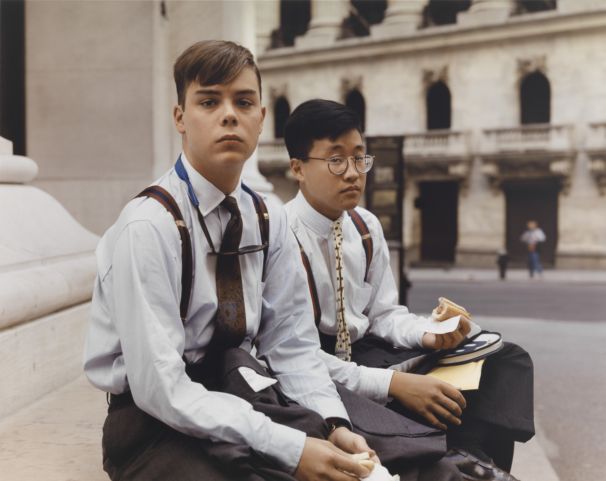 Joel Sternfeld. Summer Interns, Wall Street, New York
