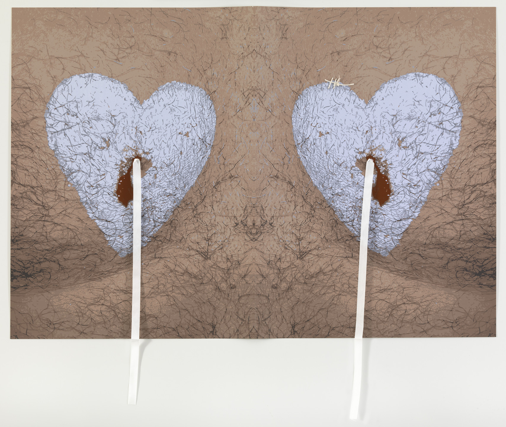 Papo Colo. Every American Has Two Hearts (portfolio cover) from 2006: Trance/Borders. 2006