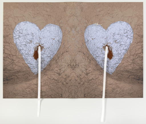 Every American Has Two Hearts (portfolio cover) from 2006: Trance/Borders