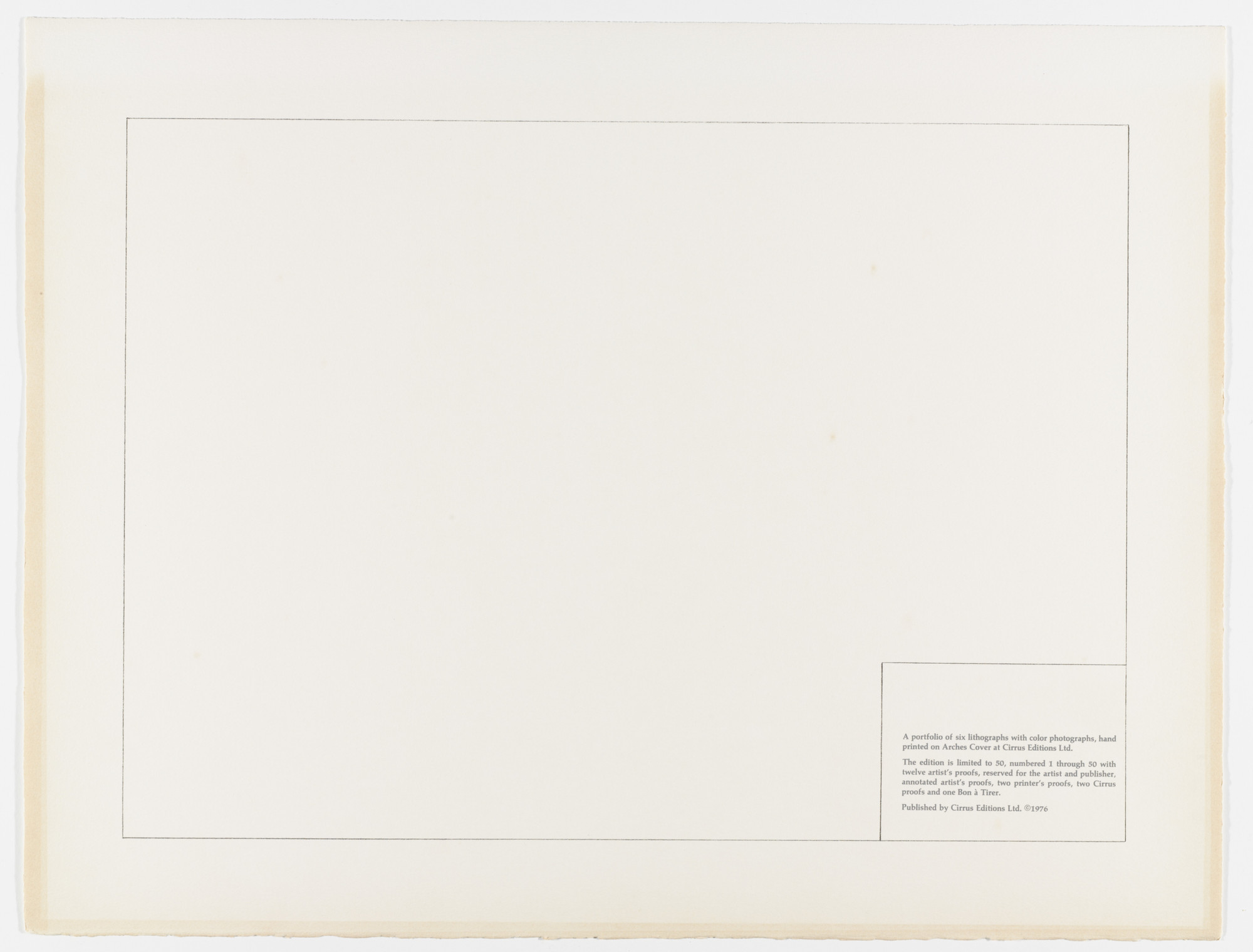 John Baldessari. Raw Prints