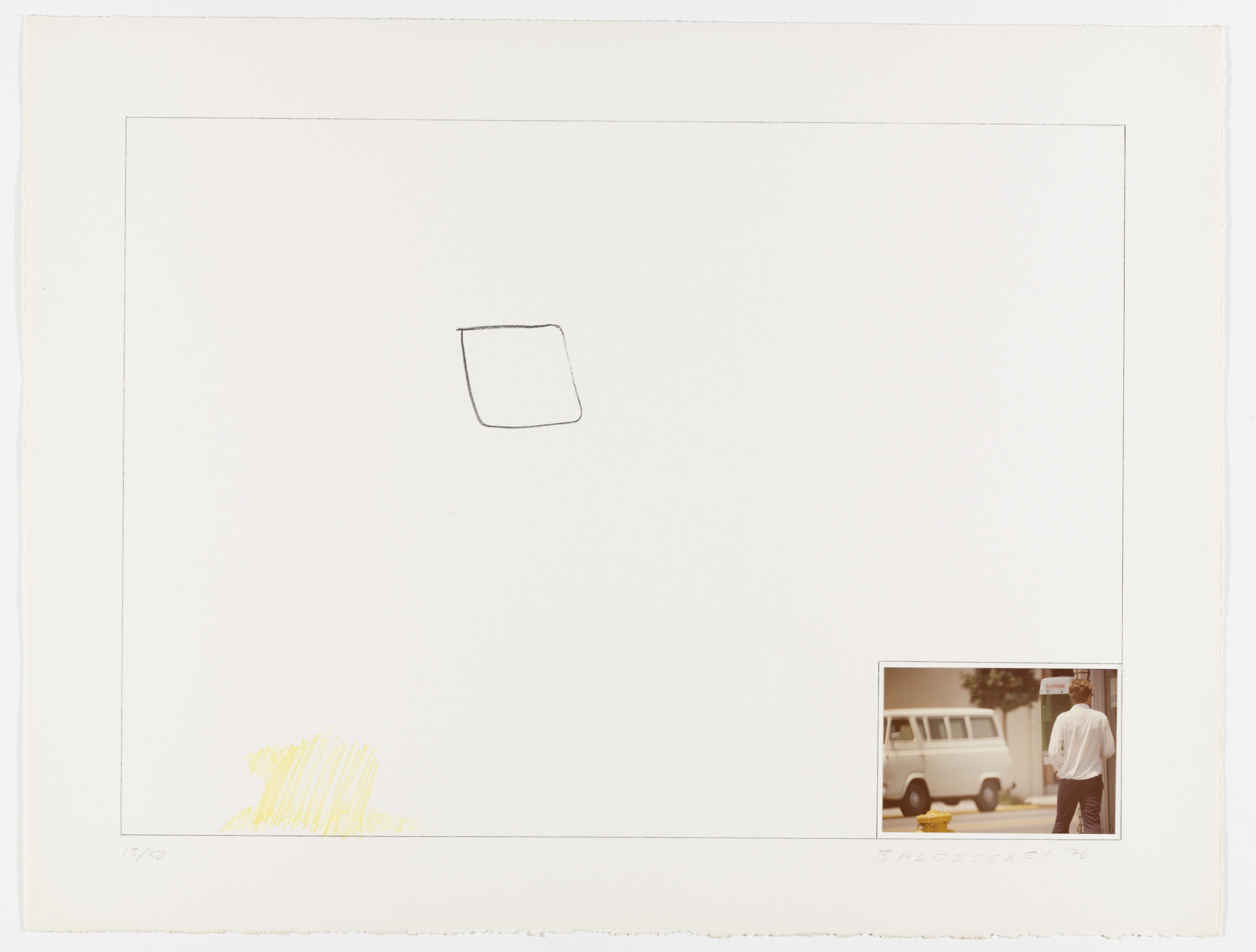 John Baldessari. Raw Prints (Yellow) from Raw Prints