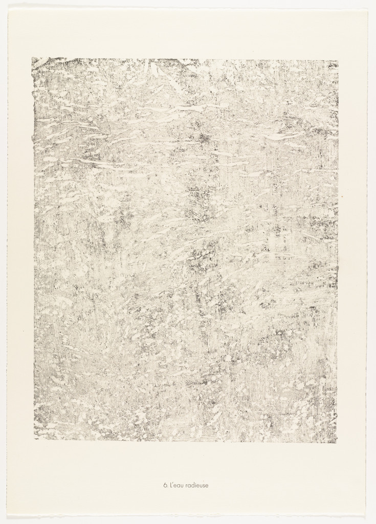 Radiant Water (L'eau radieuse) from the portfolio Waters, Stones, Sand (Eaux, Pierres, Sable) from Phenomena (Les Phénomènes)