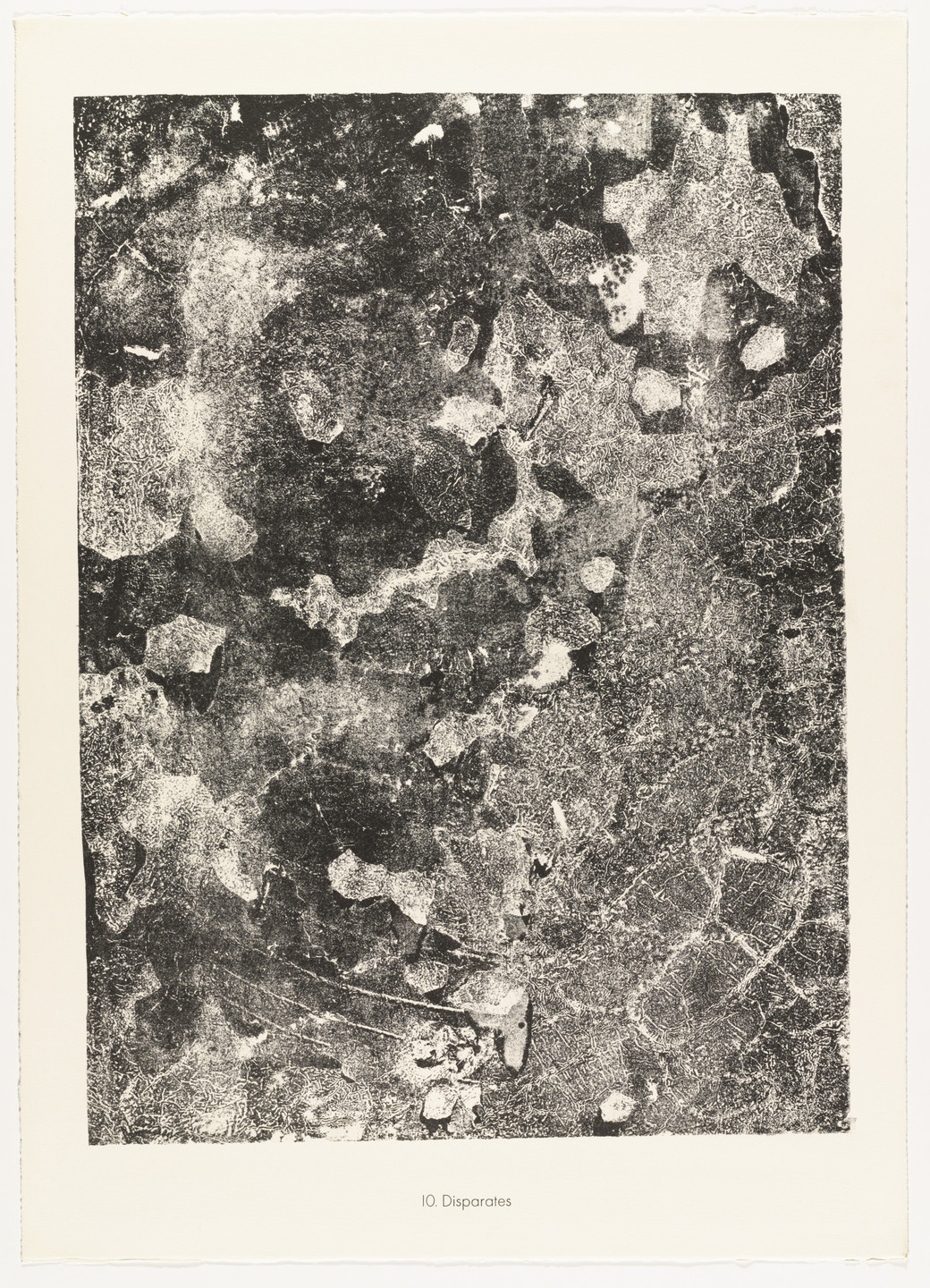 Jean Dubuffet. Disparities (Disparates) from the portfolio Sites and Paths (Sites et chaussées) from Phenomena (Les Phénomènes). 1959