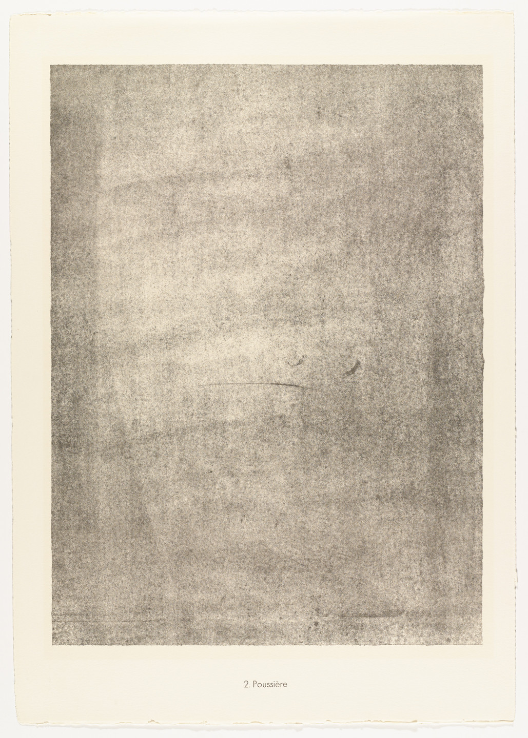 Jean Dubuffet. Dust (Poussière) from the portfolio Sites and Paths (Sites et chaussées) from Phenomena (Les Phénomènes). 1959