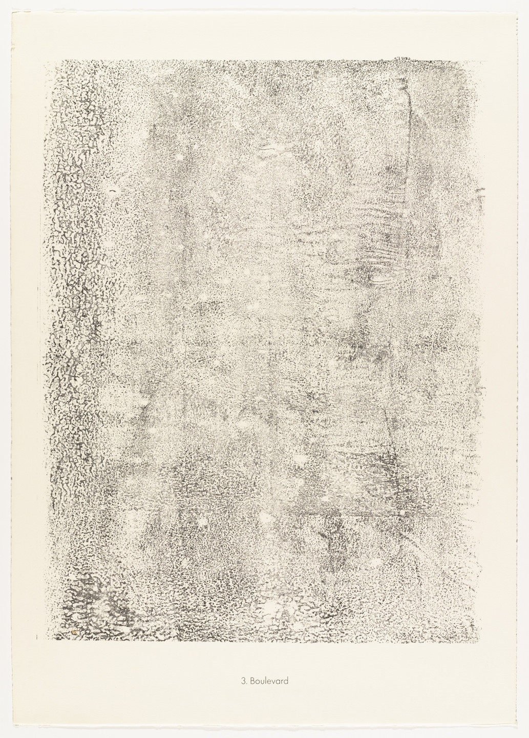 Jean Dubuffet. Boulevard from the portfolio Sites and Paths (Sites et chaussées) from Phenomena (Les Phénomènes). 1959