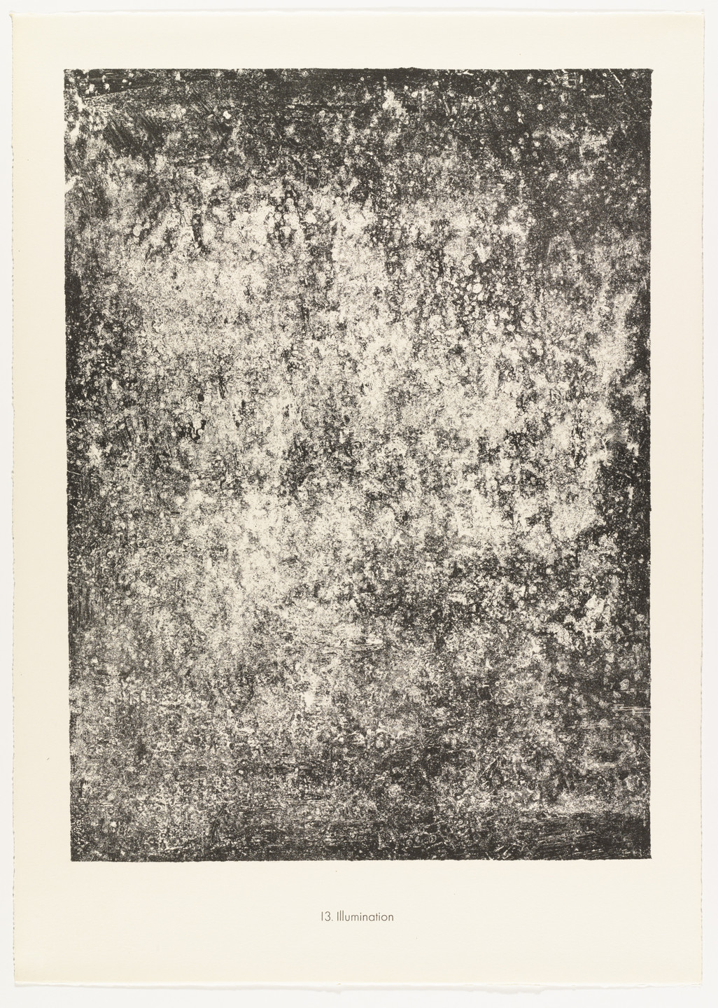 Jean Dubuffet. Illumination from the portfolio Sites and Paths (Sites et chaussées) from Phenomena (Les Phénomènes). 1959