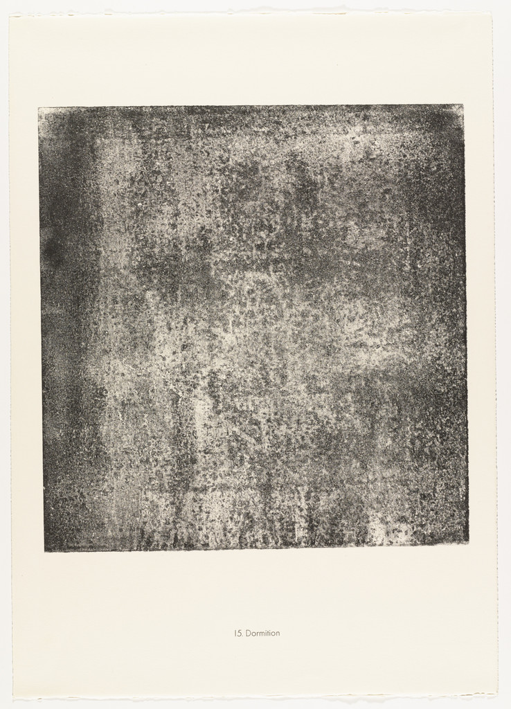 Dormition from the portfolio Sites and Paths (Sites et chaussées) from Phenomena (Les Phénomènes)