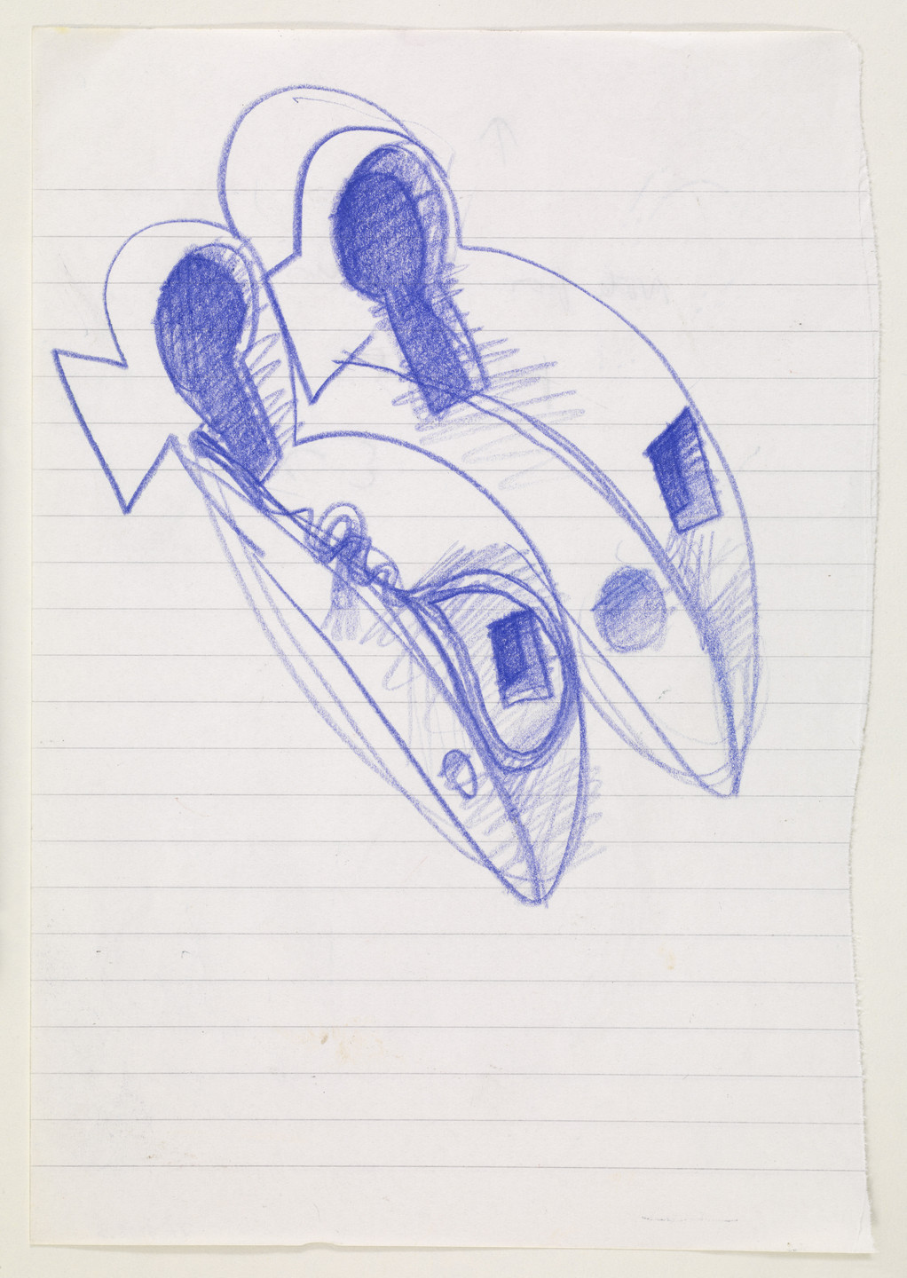 Elizabeth Murray. Note for DIS PAIR. 1989