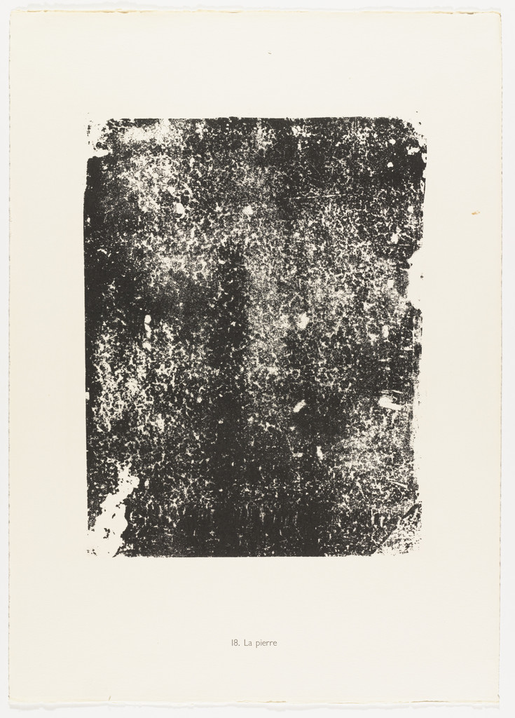 Stone (La Pierre) from Elements, Moments (Eléments, Moments) from Phenomena (Les Phénomènes)