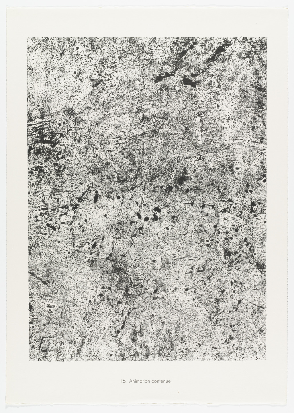 Jean Dubuffet. Contained Animation (Animation contenue) from the portfolio Territories (Territoires) from Phenomena (Les Phénomènes). 1959