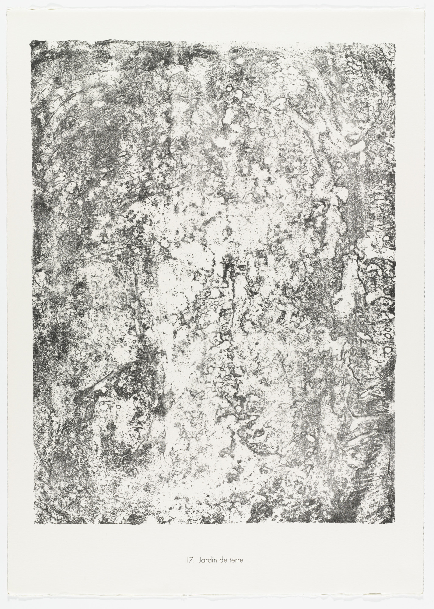 Jean Dubuffet. Earth Garden (Jardin de terre) from the portfolio