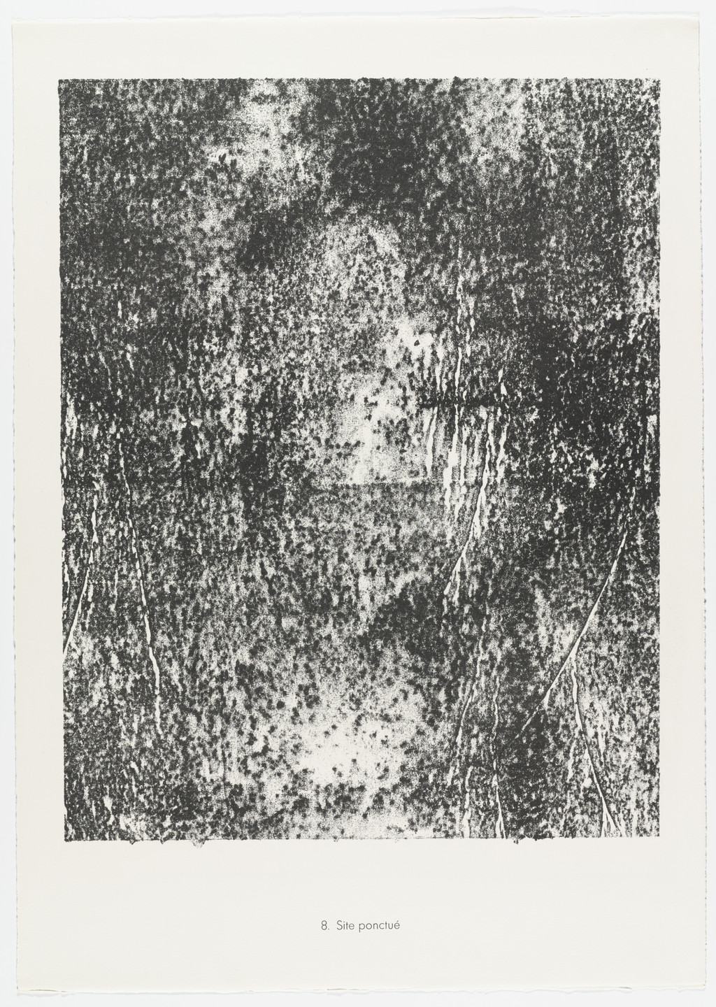 Jean Dubuffet. Punctuated Site (Site ponctué) from the portfolio Territories (Territoires) from Phenomena (Les Phénomènes). 1958